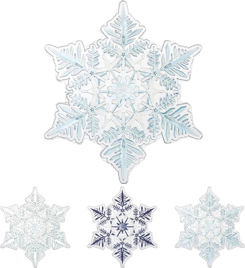 YEESOOM Snowboard Stomp Pad, Snowflake Stomp Pad Snowboarding Clear, 3D Snowboard Grip Stomp Pad with Strong Adsorption Force and Friction, Multi-Color Option - Image 1